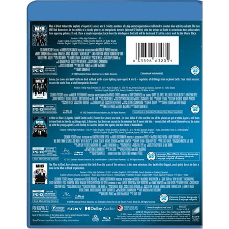 Men In Black / Men In Black 3 / Men In Black Ii / Men In Black: International - Multi-Feature (4 Discs) - (Blu-Ray )