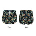thumbnail image 6 of Uemuo Colorful Turtles Pattern Women's Athletic Shorts High Waisted Running Shorts with Liner Pockets Gym Elastic Workout Shorts-Small, 6 of 9