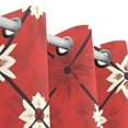 thumbnail image 3 of Red Plaid Blackout Curtains for Living Room Bedroom 55W x 72/84L Insulated Window Drapes 2 Panels, 3 of 6