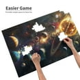 thumbnail image 4 of 1000 PCS 1000 Piece Puzzle For Adults Cosmic Planet,Creative Activity Hobbies For Adults,Charm Cosmic Planet High Difficulty Puzzle,For Puzzle & Space Lovers,Unique Artwork For Adults,Funny Puzzle, 4 of 6