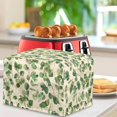 thumbnail image 3 of TSOVTHRID Eucalyptus Leaves Print Toaster Dust Cover for 2 Slice Fingerprint Protector for Bread Maker Oven Washable Kitchen Small Appliance Covers, 3 of 8