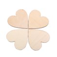 thumbnail image 3 of Adorno de madera con forma de corazón de amor para decoración de placas de bodas (80 mm, 10 unidades), 3 of 3