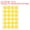 Yellow, variant on Uxcell Colored Dot Stickers Color Coding Blank Circle Label Adhesive Round Price Stickers for Office Classroom Yellow 3/4"