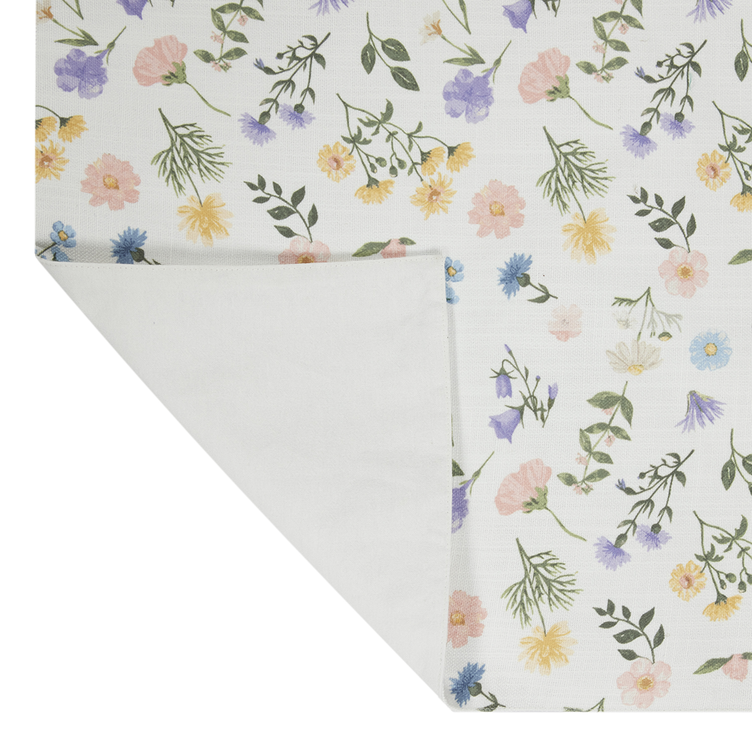 Easter Wild Flowers Table Runner - 14" x 90" - 100% Polyester, Multi-color