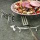 thumbnail image 4 of Soporte para palillos de 4 piezas, almohada de descanso para palillos de plata, estante para palillos de aleación de Zinc, soporte para cuchara, tenedor, cuchillo, vajilla, cepillo, 4 of 5