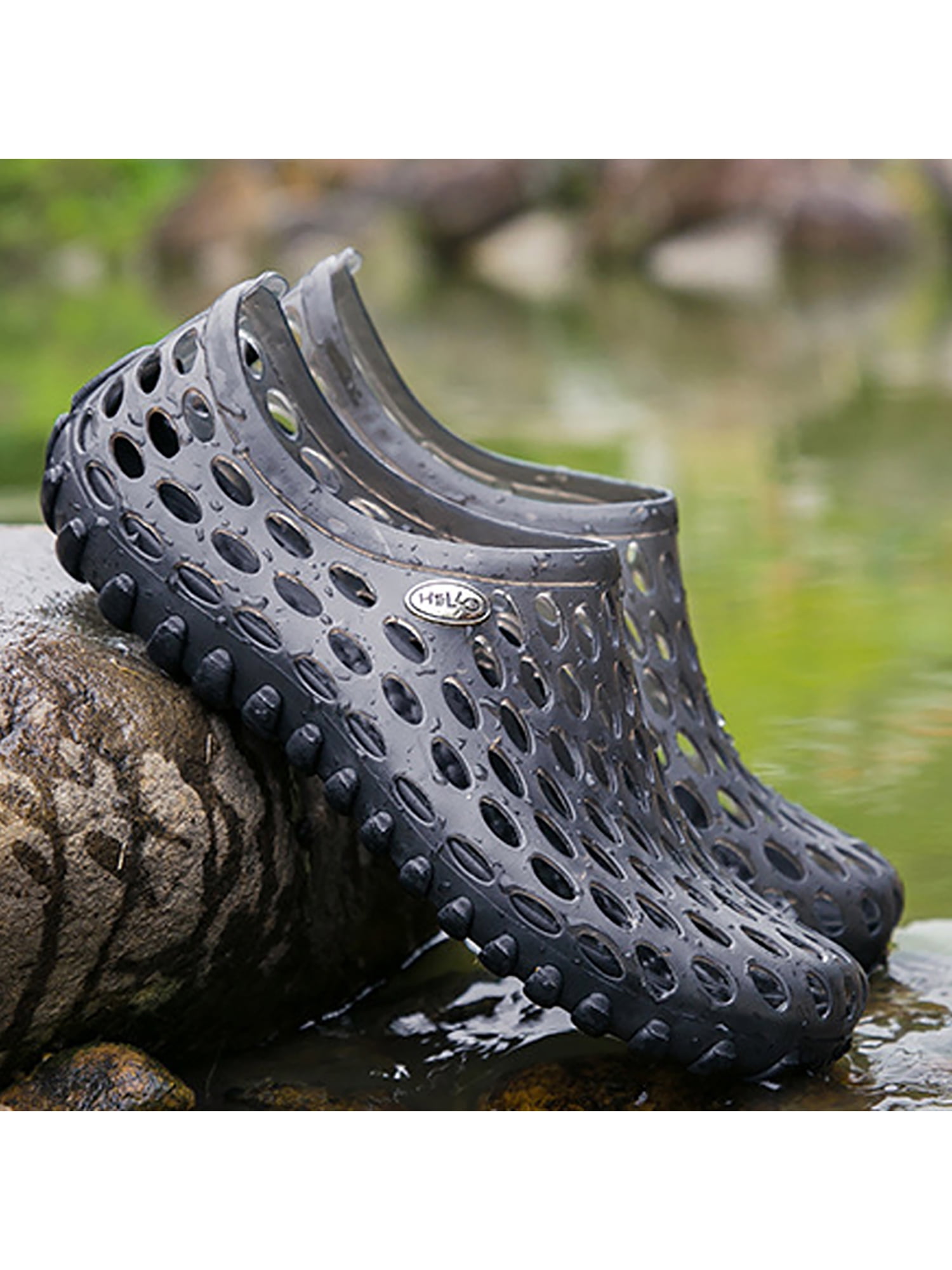 UKAP Unisex Women Summer Garden Shoes Clogs Sandals Water Sandals Holes ...