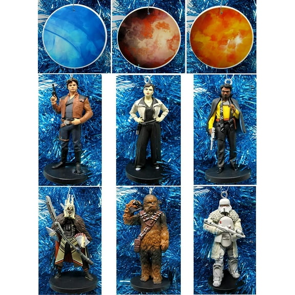 Ornament A Story HAN Solo 9 Piece Christmas Set New