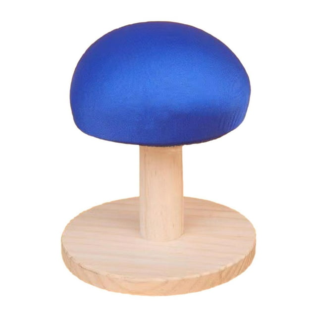 Tnarru Tabouret Rond de Repassage Outil Auxiliaire Planche à Repasser avec Base Ronde pour Chemises Cols Bleu