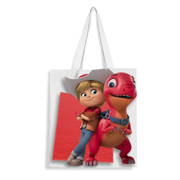 Dino Ranch handbag 13.8×15.8 inches made of canvas material durable and stylish showcasing personal style