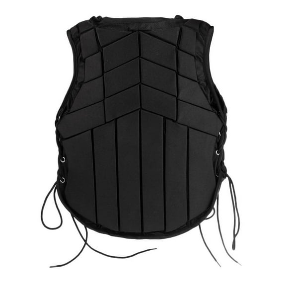 Greeniant Chaleco ecuestre relleno alargado buena elasticidad ligero seguridad equitación chaleco protector corporal con cremallera al aire libre Cuidado ecuestre y deportes L Greeniant OD022030-03
