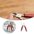 thumbnail image 2 of Precision Nail Clipper With Protective Cap – Stainless Steel Curved Red Ergonomic Handle Heavy Duty Toenail & Fingernail Cutter For Thick Nails Manic, 2 of 6