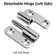 thumbnail image 3 of Quroko 304 Stainless Steel Detachable Hinge, Mechanical Industrial Door and Window Hinges (64mm/2.5inch-Right, 2pcs), 3 of 4