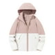 thumbnail image 2 of Chaqueta y abrigo informal con capucha de manga larga para mujer, de color liso, desmontable, transpirable, fino, con protector solar, de poliéster, 2 of 3