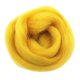 thumbnail image 2 of 10 g de lana para limar, lana de cuento de hadas, lana de fibra para fieltrar en húmedo/fieltro de secado, Amarillo oscuro, 2 of 7