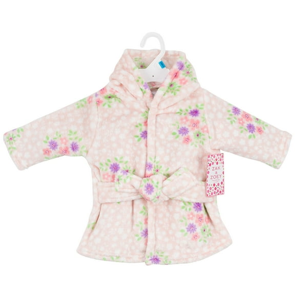 Zak and Zoey Hooded Robe- 0-9M- Flowers