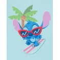 thumbnail image 5 of Disney Lilo & Stitch Baby Boys' Swimwear 2-Piece Rash Guard and Swim Trunks Set Aqua Scrump, 5 of 5