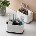 thumbnail image 3 of Lishi Non-Slip Toothbrush Holder with 3 Detachable Slots - Easy Cleaning, 3 of 5