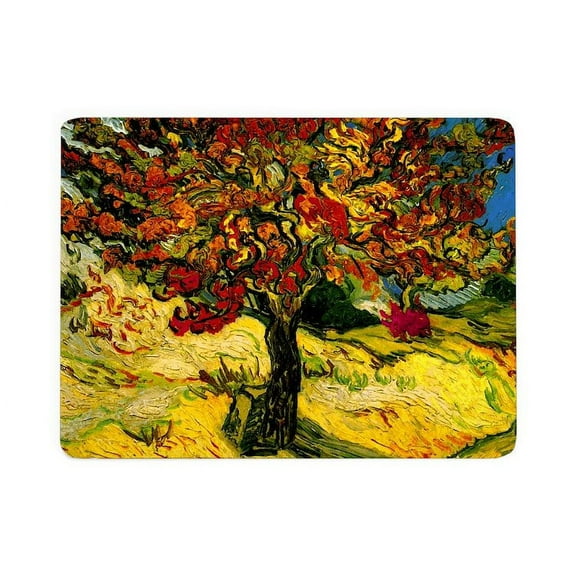 CafePress - Van Gogh Mulberry Tree - Large Sherpa Fleece Throw Blanket 80" x 60"