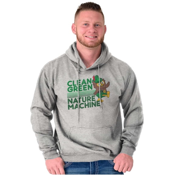 Woodsy Owl Clean Green Nature Machine Hoodie Sweatshirt Women Men Brisco Brands S