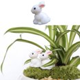 thumbnail image 1 of WREESH Craft Garden PVC Rabbit Miniatures 2.5x2cm Easter Day, 1 of 5
