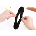 thumbnail image 4 of LLC Black Foam Hair Bun Maker Set - 4 Pieces (2 Small + 2 Large), 4 of 5