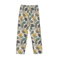thumbnail image 3 of Lsque Vintage Leaves Print Men's Pajama Pants, Lounge Pant - Comfortable Home Wear,Elastic Waistband, Stylish Design-XX-Large, 3 of 9