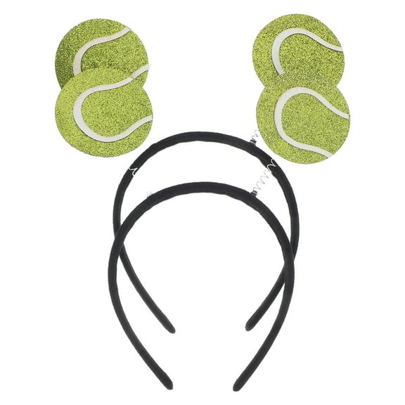 Niceauty Party Spring Headband for Women with Cute Tennis Ball Decors Multi Color Fits Most People