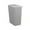 Gray-54, variant on Small Bathroom Trash Can with Press Flip Lid, Odor Control Design for Toilet Office Bedroom Living Room, Plastic Construction with Easy Cleaning