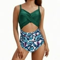 thumbnail image 4 of Traje de baño de una pieza para mujer, conjuntos de bikini para mujer, trajes de baño con espalda estampada, tankinis, trajes de baño para mujer, 4 of 9