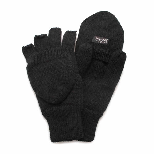 QuietWear Knit Flip Gloves with 40 Gr Thinsulate by Overstock