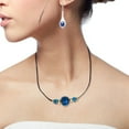 thumbnail image 5 of Meditation Style Necklaces Starry Glass Beads Rope Alloy Beads Chain Necklace Lucky Protection Chocker, 5 of 5
