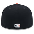 thumbnail image 4 of Men's New Era Navy/Orange Houston Astros 2025 MLB Clubhouse 59FIFTY Fitted Hat, 4 of 6