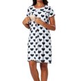 thumbnail image 1 of Gvmfive Women Maternity Dress Printed Short Sleeve Nursing Breastfeeding Midi Dresses, 1 of 5
