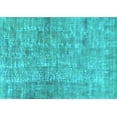thumbnail image 1 of Ahgly Company Machine Washable Indoor Rectangle Abstract Turquoise Blue Modern Area Rugs, 7' x 9', 1 of 4