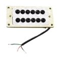 thumbnail image 2 of MERIGLARE Guitare Électrique Humbucker Pickup Compact Facile à Installer Remplace Pièce de Rechange Pont, 2 of 9