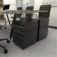 thumbnail image 3 of Pemberly Row Mobile File Cabinet w/ 3 Drawers for Office & Home Fully Assembled, 3 of 6