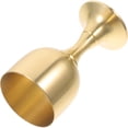 thumbnail image 4 of 1Set Altar Cup Tall Goblet Golden Brass Brushed Finish For Religious Ceremony In Churches, 4 of 8