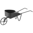 thumbnail image 1 of Dolls House Wheelbarrows Prop Mini Vintage Barrow Metal Miniature Barrow Tiny Barrow, 1 of 3