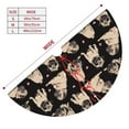 thumbnail image 2 of KLL 36" Christmas Tree Skirt French Bulldog Xmas Tree Skirts Mat for New Year Xmas Holiday Party Indoor Outdoor Home Decoration, 2 of 5