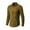 Gold, variant on Clearance! Hontri Men's Fashion Business Leisure Lapel Pure Color Long-Sleeved Shirt Top Blouse Men Shirts Army Green M