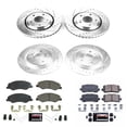 thumbnail image 3 of PowerStop Front and Rear Z23 Evolution Sport Carbon-Fiber Ceramic Brake Pad and Drilled & Slotted Rotor Kit Fits: HONDA Select Models K7923, 3 of 10