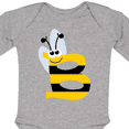 thumbnail image 4 of Inktastic Cute Bee Initial B Boys or Girls Long Sleeve Baby Bodysuit, 4 of 5