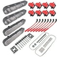 thumbnail image 2 of NEWZQ 4Pcs Engine Valve Cover with Mounting Hardware for Chevy GM LS1 LS2 LS3 LS6 LS7, 2 of 12