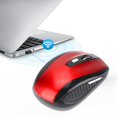 thumbnail image 4 of Ratón inalámbrico USB 6D ultrafino 2,4G 1200DPI, ratón ergonómico de posicionamiento óptico para ordenador portátil, color rojo, 4 of 5
