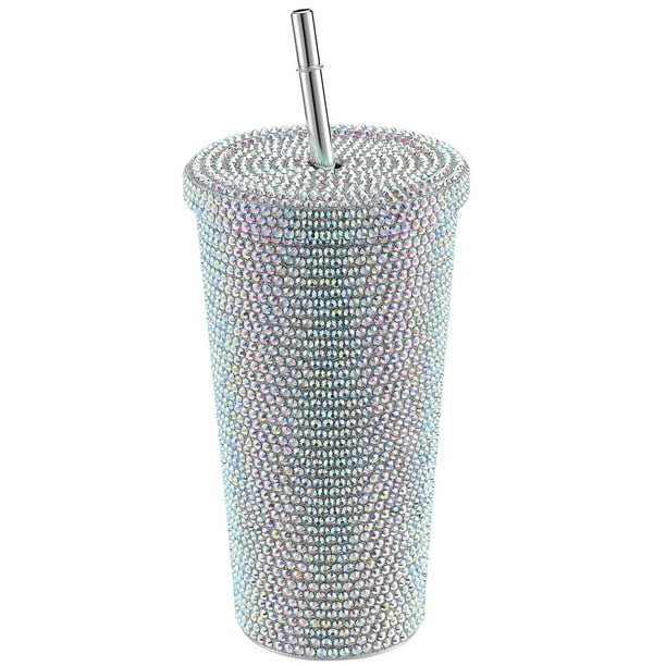 Botella De Agua Aislada NikouMX Con Diamantes De Imitación Acero Inoxidable 500 ml
