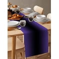 thumbnail image 3 of Purple Black Ombre Table Runner Gradient Contemporary Abstract Art Tablerunners 13 x 60 Inch, Table Decorations Tabletop Scarf for Summer Gathering Holiday Farmhouse Kitchen Dining Decor, 3 of 6