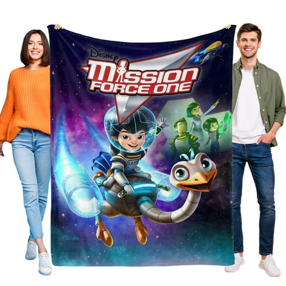 Miles from Tomorrowland-Anti-Pilling Flannel Blanket Soft Lightweight Plush Fuzzy Cozy Luxury Blanket for Home and Kitchen Use – Perfect for Kids and Adults 32''*48''(80cm*120cm)