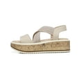 thumbnail image 3 of LifeStride Womens Clementine Canvas Slip-On Wedge Sandals, 3 of 3