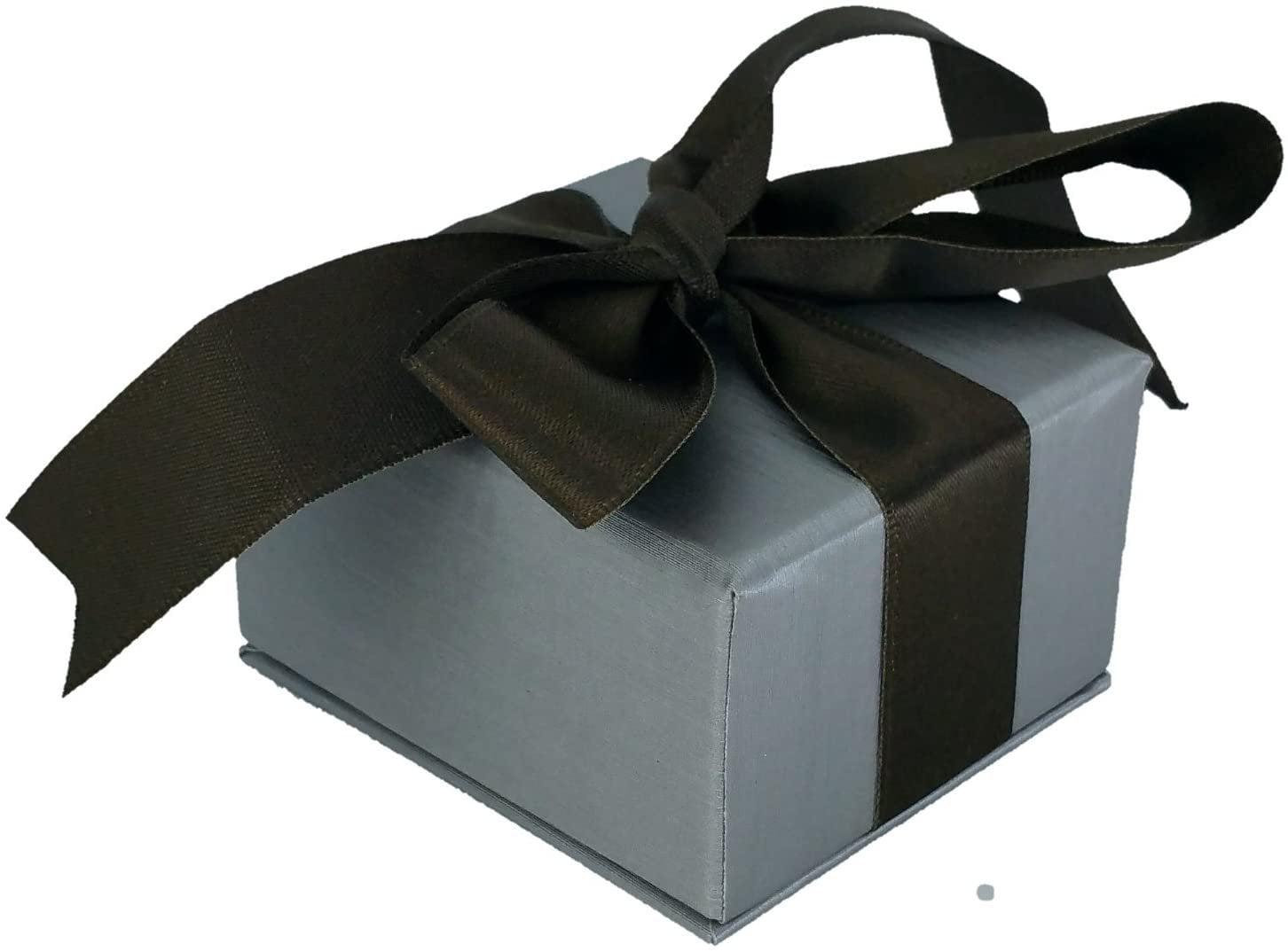 Perfect Way to Gift wrap Your Necklace or Pendant 888 Display 10 Boxes of our Ultra Elegant Silver Bow-tie Necklace or Pendant Box