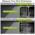 thumbnail image 5 of Xrg Dish Drying Rack in Sink, Expandable Stainless Steel Dish Drainers for Kitchen Counter, Dish Dryer Rack for ide Sink, Over The Sink Dish Racks with Utensil Holder, Silver, 5 of 9